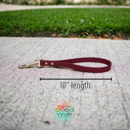 Traffic Lead for Dogs | 10" | BioThane | Waterproof Leash