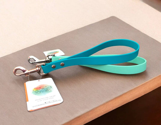 Traffic Lead for Dogs | 10" | BioThane | Waterproof Leash